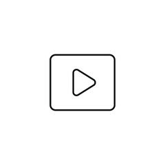 Video icon vector. EPS 10 editable vector