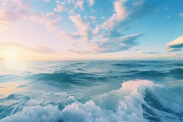 Fototapeta premium Horizon ocean outdoors nature.