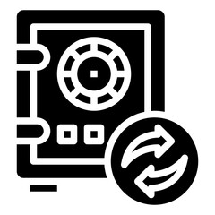 SAFE BOX,Lock,Security,money,refresh data.svg