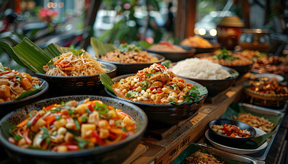 Obraz premium food background