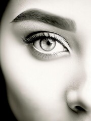 Fototapeta premium close up of a eye