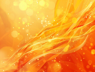 Abstract Orange Background, Generative AI Illustration