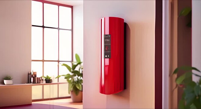 Video review in the bathroom with a gas water heater. Gas boiler - heating and hot water supply.