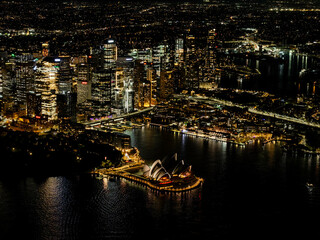Obraz premium Sydney Opera House at Night