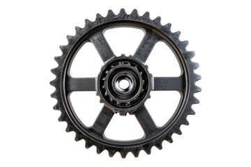 Gear wheel isolated on transparent background