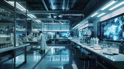 Advanced Scientific Laboratory with Cutting-Edge Technology
