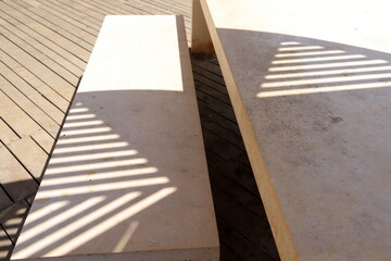 Architectural details close up. Abstract geometric background.