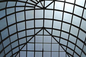 Architectural details close up. Abstract geometric background.