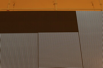 Architectural details close up. Abstract geometric background.