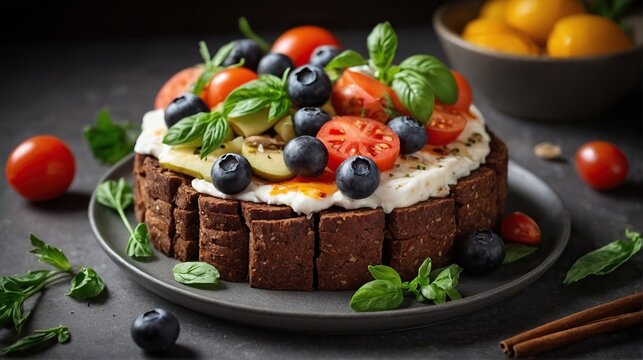 Keto diet and food items for it. Vegetables and fruits, diet burgers. Time-restricted eating. Intermittent fasting.