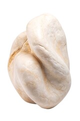 Elegant Marble Stone Sculpture for Interior Design. An image of an elegant stone block for a print in interior art.