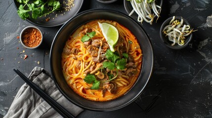 A delicious ready-to-eat dish, Khao soi