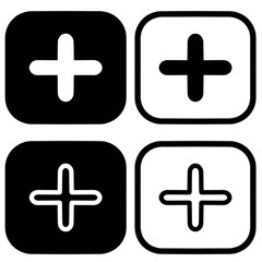 New Post Icon on Social Media. Add Picture Symbol Image