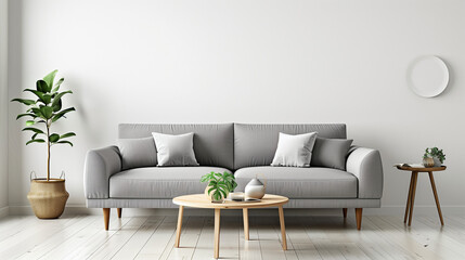 Fototapeta premium modern living room with sofa