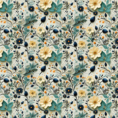 a pattern inspired by music and rhythm. Created with generative AI