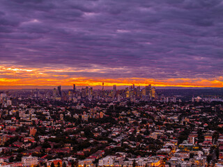 Sydney After Sunset, Twilight lights, Sydney Australia