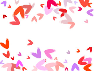 Symbol of love. Copy space.