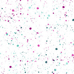 Bubbly colorful hand drawn seamless pattern.