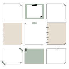 シンプルメモ用紙セット