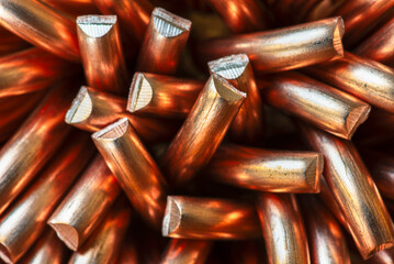 Scrap copper wire rod, raw material industry