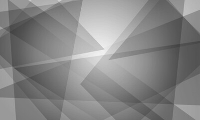Obraz premium Abstract white and grey geometric triangle background design for poster, banner, web, Portfolio, Flyer, shades tringle background Vector Illustration.