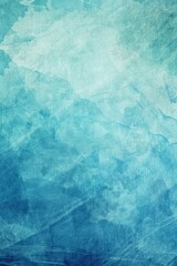 Obraz premium Light Blue Textured Background. Nature Inspired Sky Gradient with Watercolor Stroke on Old Paper