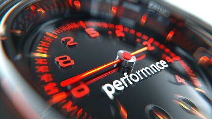 extreme close-up of  speedometer 