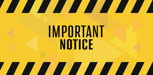 important notice 