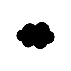 Cloud icon on white background.