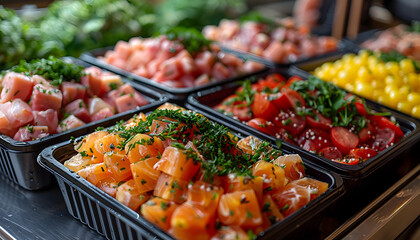 Obraz premium food background