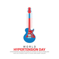 World Hypertension Day. World Hypertension Day creative ads, Vactor, Illustration