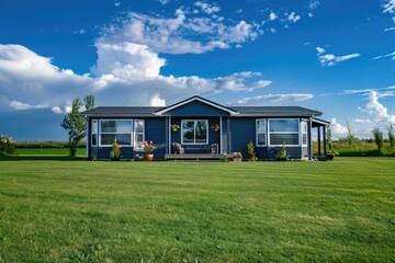 Manufactured Home: A Luxury Residential Architecture on Spacious One Acre Property