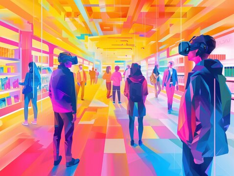 Virtueller Rundgang durch bunte Zukunft