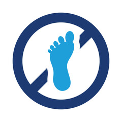 No entry restriction icon