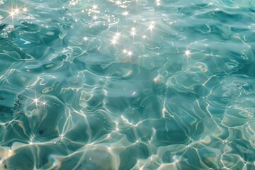 Turquoise water underwater outdoors texture.