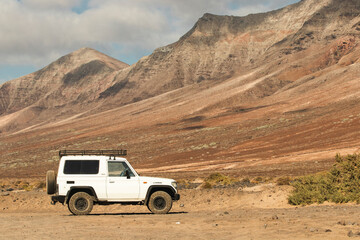 4x4 jeep adventure in the desert Canary island