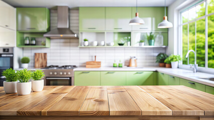 Fototapeta premium interior of a house with wood table.