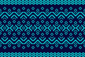 American pixel art vector Fabric Morocco, geometric ethnic pattern seamless,Pixel pattern art wallpaper Background, Design for fabric, curtain, carpet ,geometry seamless pattern art illustration