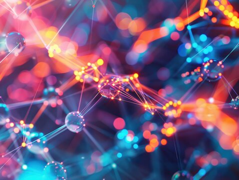 Abstrakte Netzwerke und Verbindungen