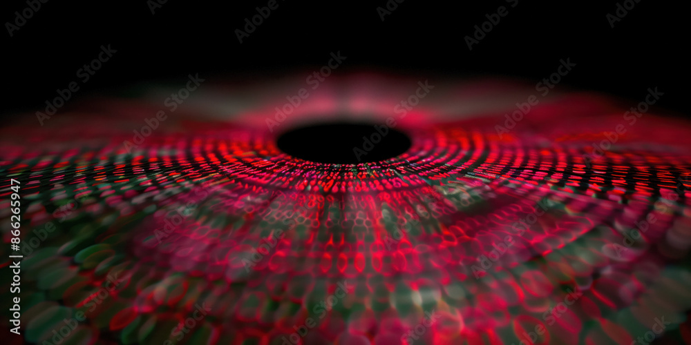 Poster abstract illustration of singularity concept. origin of life. space and science. background image. c