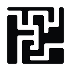 Planning, Maze icon