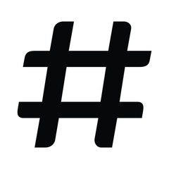 Hash tag icon