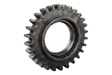 Gear isolated on transparent background