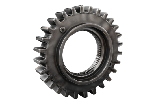 Gear isolated on transparent background