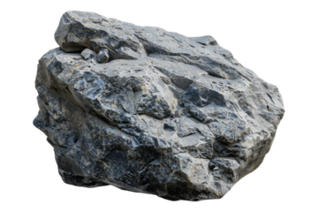 Igneous rock isolated on transparent background