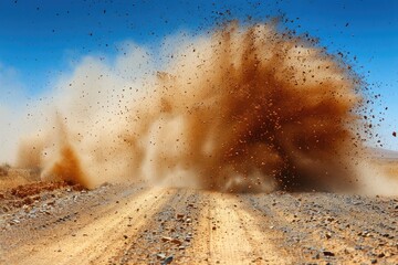 dust flying in the air professional photography