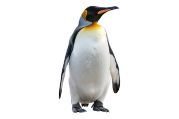 Fototapeta premium Penguin isolated on transparent background