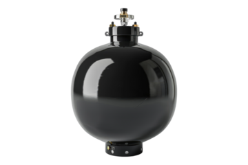 Propane tank isolated on transparent background