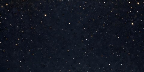 Obraz premium A dark night sky background with scattered glitter or sparkles across the surface, creating a enchanting glow