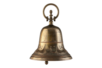 Bell isolated on transparent background